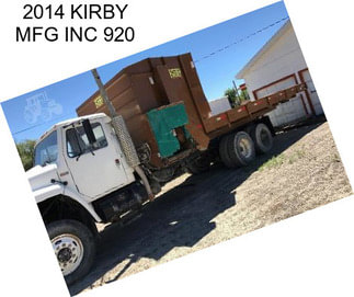 2014 KIRBY MFG INC 920