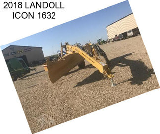 2018 LANDOLL ICON 1632