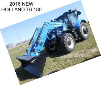 2016 NEW HOLLAND T6.180