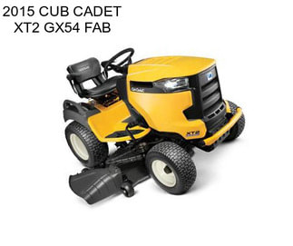 2015 CUB CADET XT2 GX54 FAB