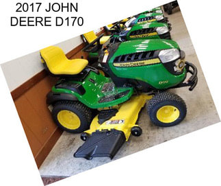 2017 JOHN DEERE D170