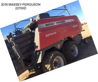 2016 MASSEY-FERGUSON 2270XD