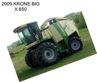 2009 KRONE BIG X 650