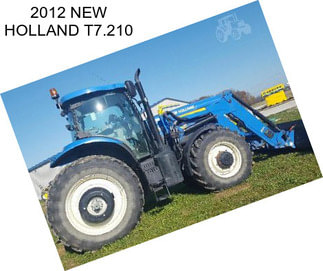 2012 NEW HOLLAND T7.210