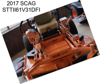 2017 SCAG STTII61V31DFI