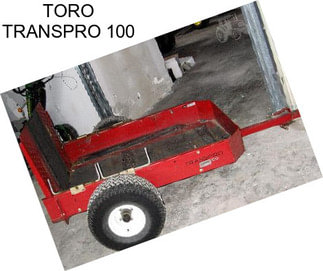 TORO TRANSPRO 100