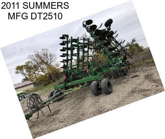 2011 SUMMERS MFG DT2510