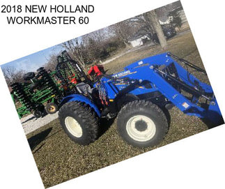 2018 NEW HOLLAND WORKMASTER 60