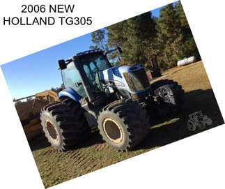 2006 NEW HOLLAND TG305