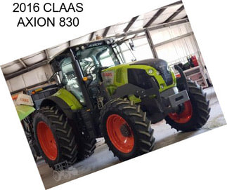 2016 CLAAS AXION 830