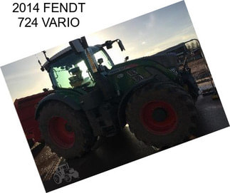 2014 FENDT 724 VARIO