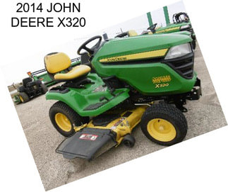 2014 JOHN DEERE X320