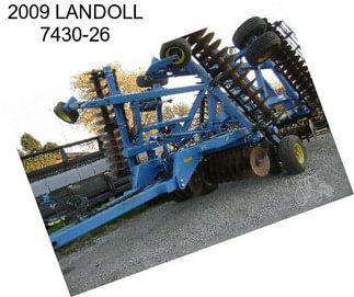 2009 LANDOLL 7430-26