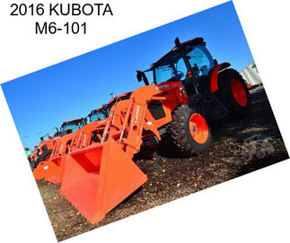 2016 KUBOTA M6-101