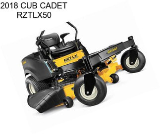 2018 CUB CADET RZTLX50