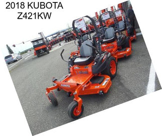 2018 KUBOTA Z421KW