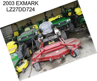 2003 EXMARK LZ27DD724