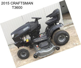 2015 CRAFTSMAN T3600