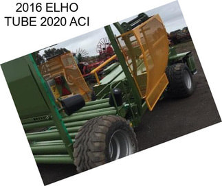 2016 ELHO TUBE 2020 ACI