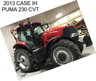 2013 CASE IH PUMA 230 CVT