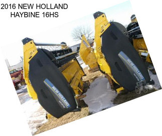 2016 NEW HOLLAND HAYBINE 16HS