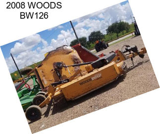 2008 WOODS BW126