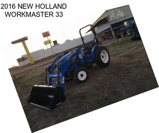 2016 NEW HOLLAND WORKMASTER 33