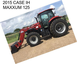 2015 CASE IH MAXXUM 125