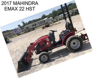 2017 MAHINDRA EMAX 22 HST