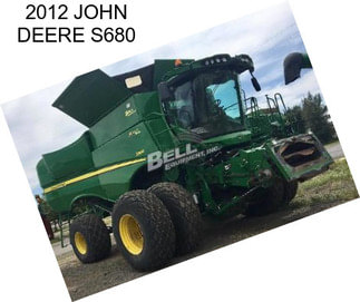 2012 JOHN DEERE S680