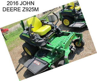 2016 JOHN DEERE Z925M