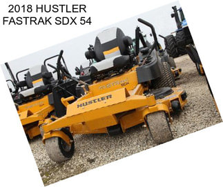 2018 HUSTLER FASTRAK SDX 54