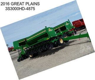 2016 GREAT PLAINS 3S3000HD-4875