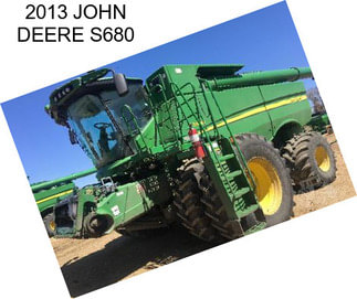 2013 JOHN DEERE S680