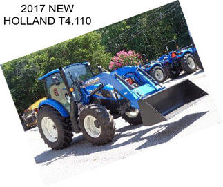 2017 NEW HOLLAND T4.110