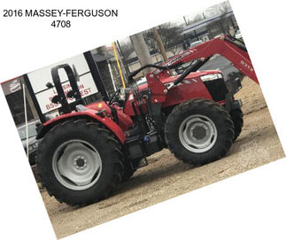 2016 MASSEY-FERGUSON 4708