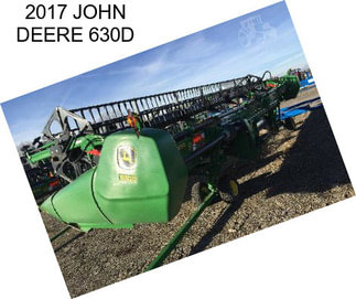 2017 JOHN DEERE 630D