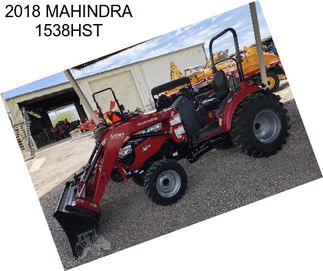 2018 MAHINDRA 1538HST