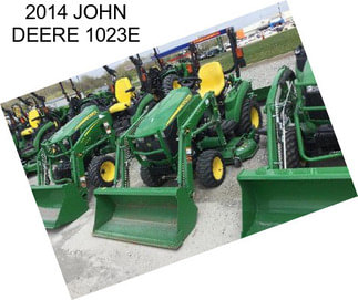 2014 JOHN DEERE 1023E