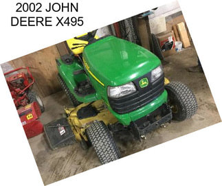 2002 JOHN DEERE X495