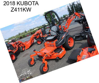 2018 KUBOTA Z411KW