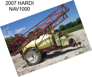 2007 HARDI NAV1000