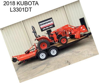 2018 KUBOTA L3301DT