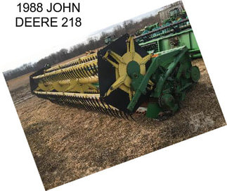 1988 JOHN DEERE 218