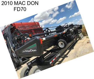 2010 MAC DON FD70