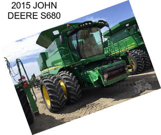 2015 JOHN DEERE S680