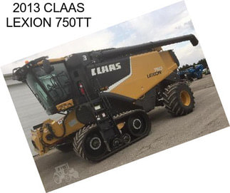 2013 CLAAS LEXION 750TT