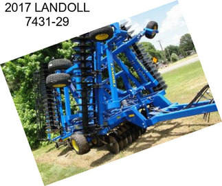 2017 LANDOLL 7431-29