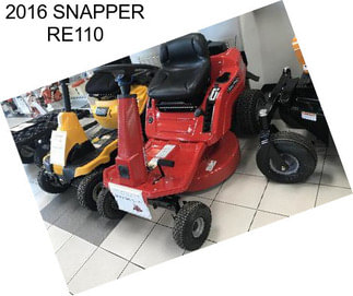 2016 SNAPPER RE110