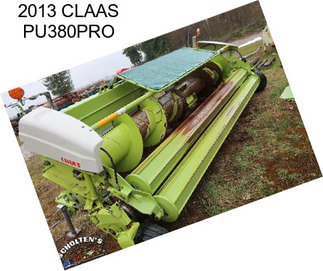 2013 CLAAS PU380PRO